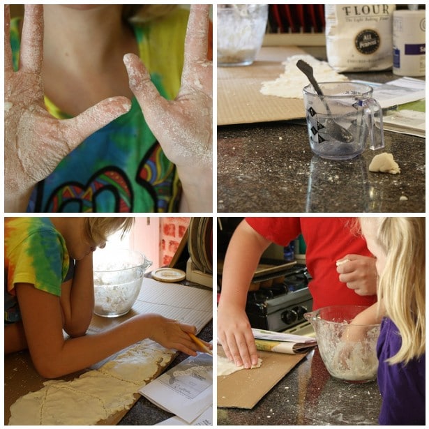 Jewelry Making – decorating salt dough.