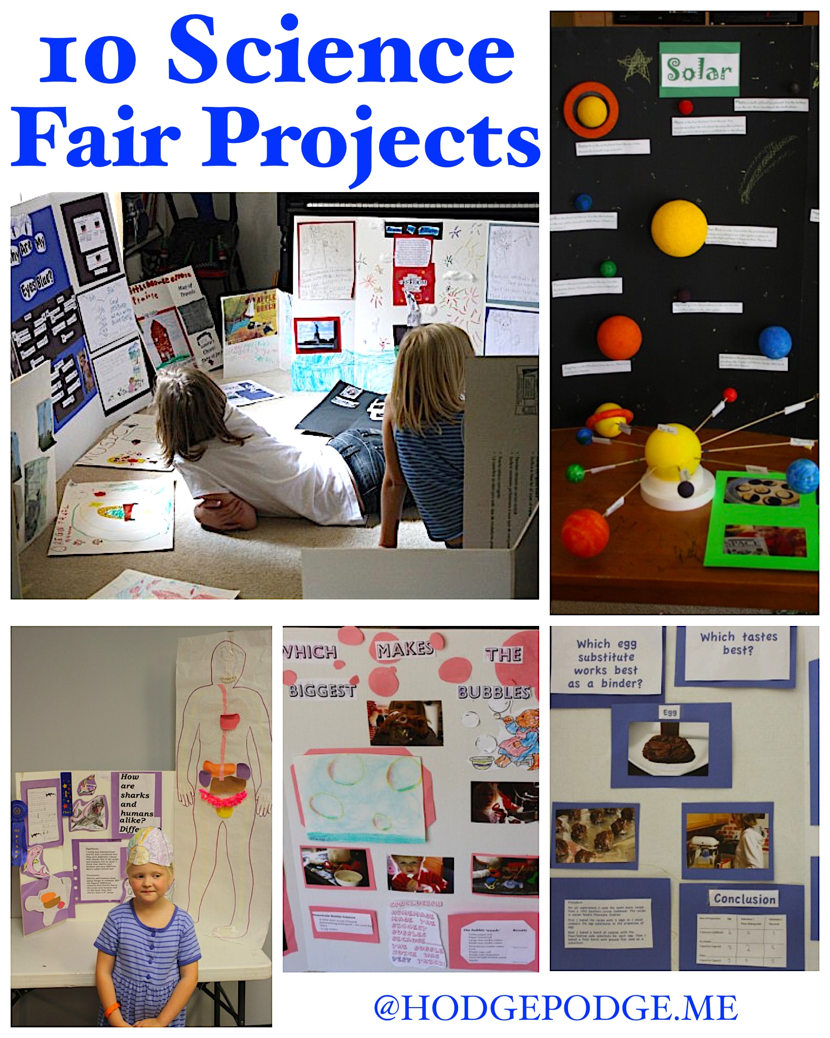 10 science fair project ideas - hodgepodge
