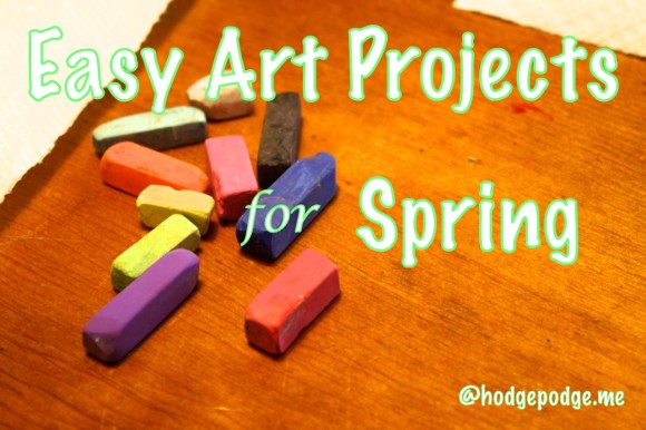 Easy Art Projects for Spring at hodgepodge.me