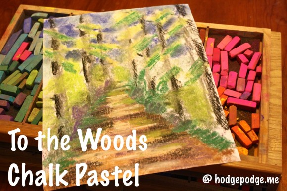 Enjoy a mini-unit study of Henry David Thoreau with a focus on nature and the woods and an art lesson. Nana's Henry David Thoreau: To The Woods Chalk Pastel art lesson.