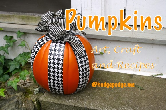 Pumpkin Craft, Art & Recipes at Hodgepodge