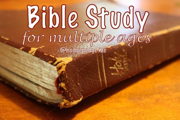 Bible Study and Character Training for Multiple Ages