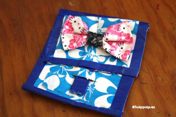 Duct tape wallet by Middle Girl