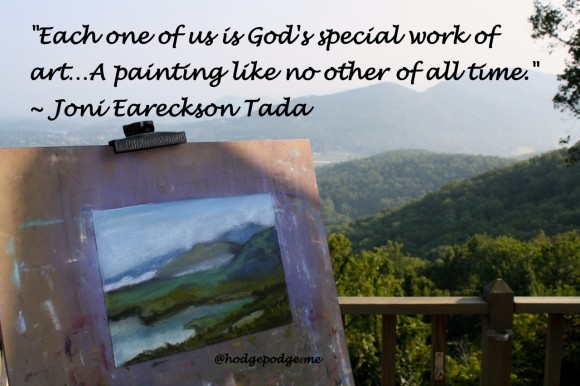 Each One of Us is God's Special Work of Art at hodgepodge.me
