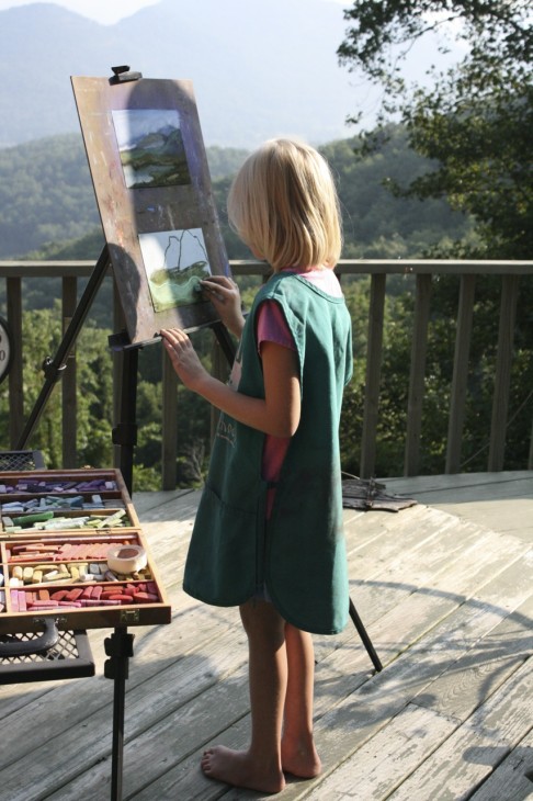 You Can Be An Artist - at easel
