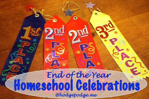 End of the Year Homeschool Celebrations with Multiple Ages