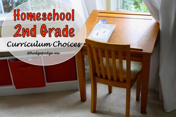 Second Grade Homeschool Curriculum Choices at Hodgepodge