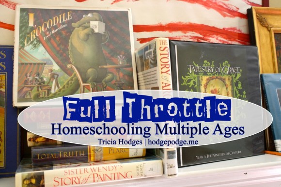 Full Throttle Homeschooling Multiple Ages at hodgepodge.me