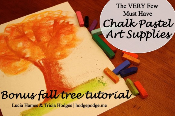 Video: Must Have Items for Chalk Pastel #Art + bonus tutorial hodgepodge.me