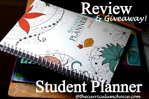 Well Planned Day Student Planner Review at www.thecurriculumchoice.com #homeschool