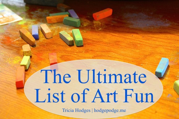 The Ultimate List of #Art Fun and Encouragement at hodgepodge.me
