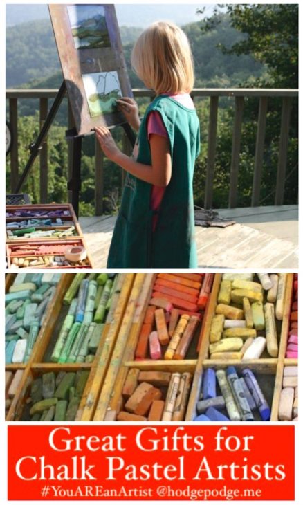 Chalk pastels can bring a broad swath of color in your lives so I share Great Gifts for Chalk Artists from chalk pastels to paper to storage.