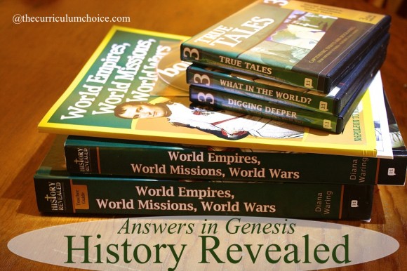 Answers in Genesis - History Revealed by Diana Waring review www.thecurriculumchoice.com