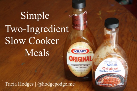 Simple Two Ingredient Slow Cooker Meals hodgepodge.me