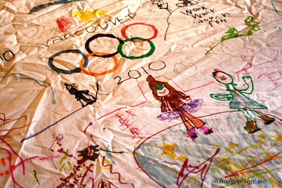 winter olympics tablecloth keepsake hodgepodge.me