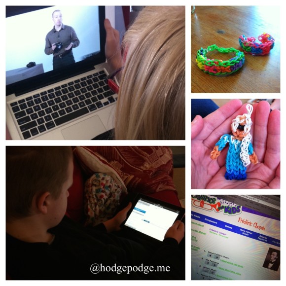 Online learning with Lynda.com and rainbow loom hodgepodge.me