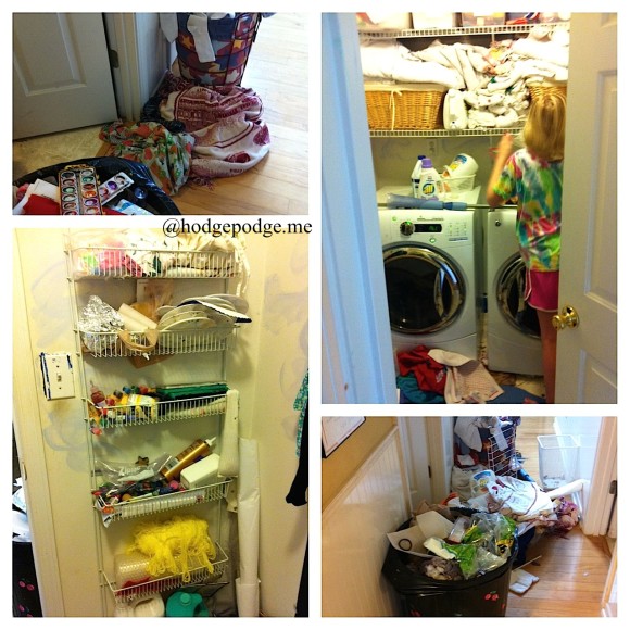 Hodgepodge laundry room before hodgepodge.me
