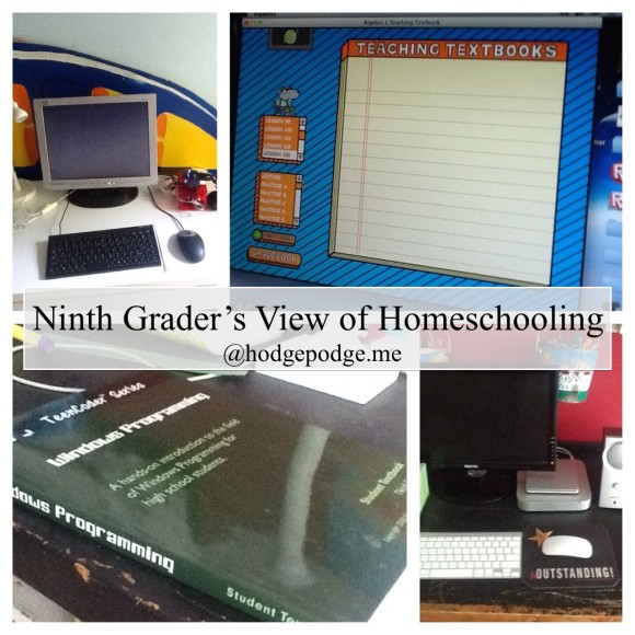 Ninth Grader's View of Homeschooling hodgepodge.me