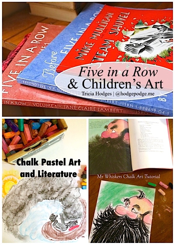 A list of children's art projects to match Five in a Row and Before Five in a Row books. Simple and enjoyable Chalk Pastels and Children's Books art projects for the youngest artists.