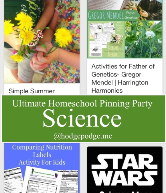 Science Resources at The Ultimate Homeschool Pinning Party