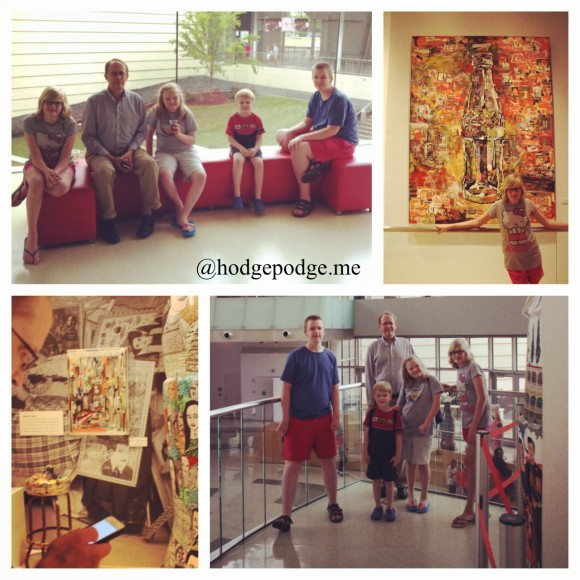 We loved all the art at World of Coca-Cola hodgepodge.me