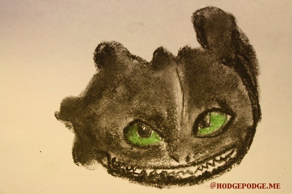 How to Draw Toothless - face at Hodgepodge
