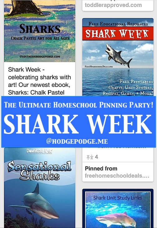 Sharks! The Ultimate Homeschool Pinning Party