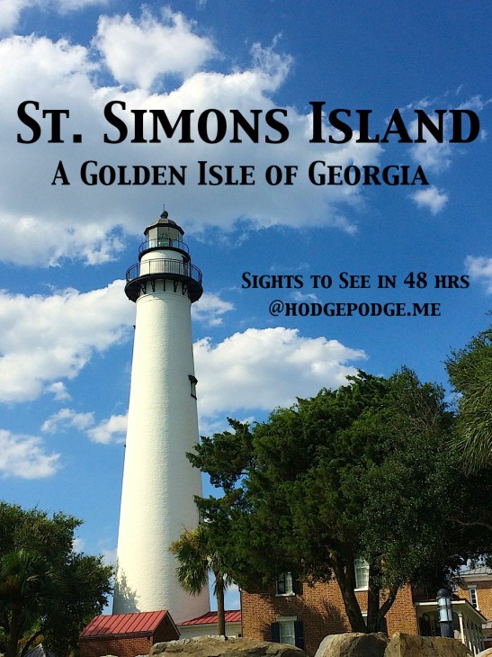 St. Simons Island, Georgia and sites to see in 48 hours. History, nature, seashore and fun! A continuation of our series on exploring Georgia and the first in a series on the Golden Isles of the Georgia coast. St. Simon's Island - a Golden Isle of Georgia.