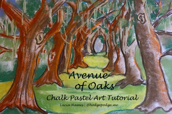 St. Simons Island - Avenue of Oaks Chalk Art Tutorial