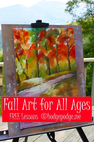 Fall Art for All Ages - Free Tutorials at Hodgepodge