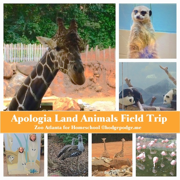 Apologia Land Animals Zoo Field Trip