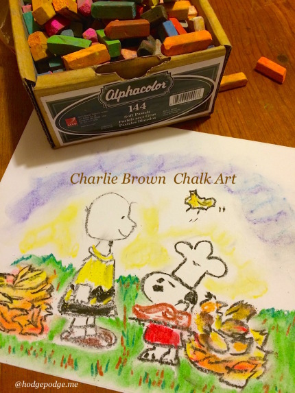 A Charlie Brown Thanksgiving Art Tutorial at Hodgepodge