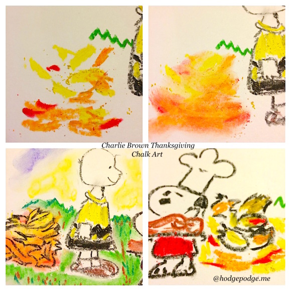Charlie Brown Thanksgiving step by step