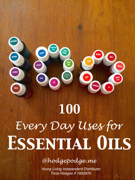 100 Every Day Uses for Essential Oils