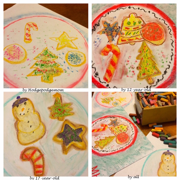 A Hodgepodge of Chalk Pastel Christmas Cookies