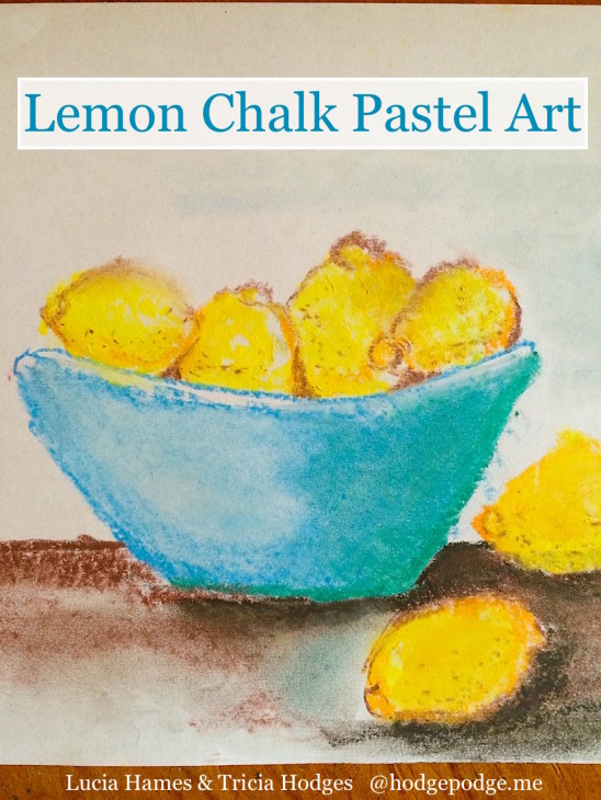 A lemon is just so refreshing! So we thought that a lemon chalk art tutorial would be a wonderful thing to enjoy here at the start of a new year or anytime of the year.