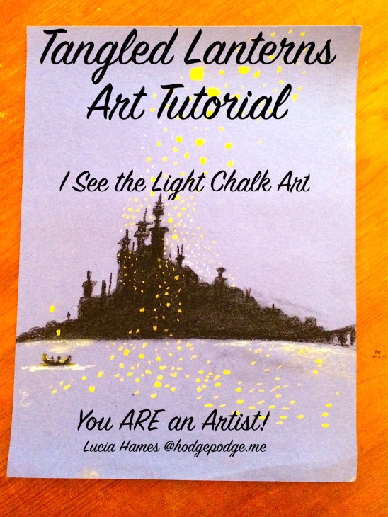 Tangled Lanterns Art Tutorial - I See the Light