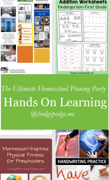 Hands On Learning at The Ultimate Homeschool Pinning Party