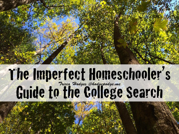 The Imperfect Homeschooler's Guide to the College Search at Hodgepodge