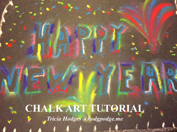 Happy New Year Chalk Art Tutorial - You ARE an Artist
