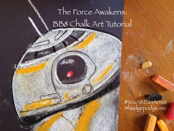 BB8 The Force Awakens Chalk Art Tutorial - You ARE an Artist