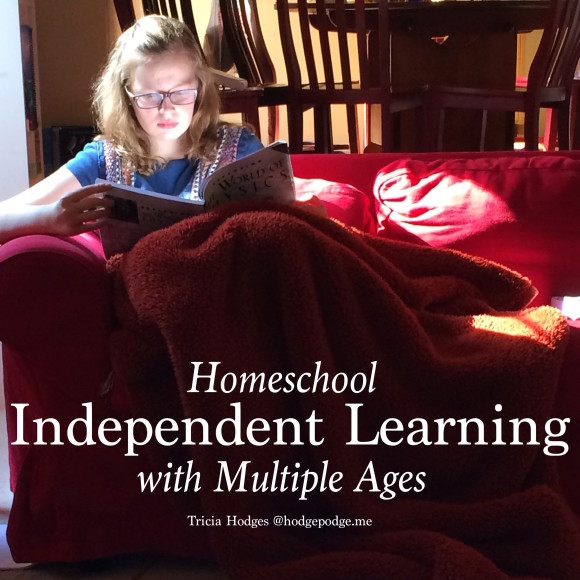 Homeschool Independent Learning with Multiple Ages