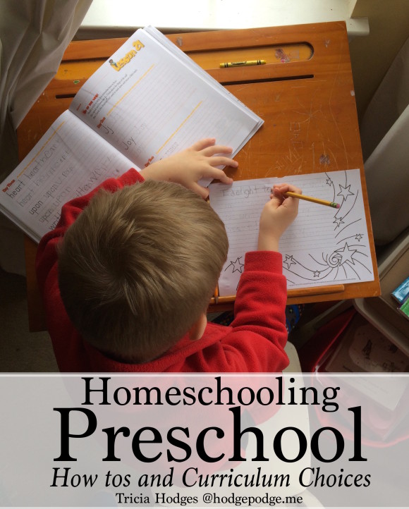 Homeschooling Preschool - How Tos and Curriculum Choices