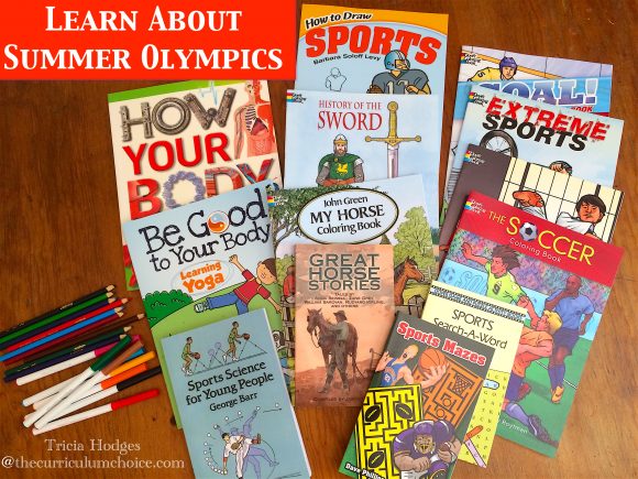 Summer Games Coloring Books from Dover Publications