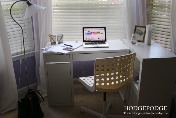 Hodgepodge IKEA Desk for Mom