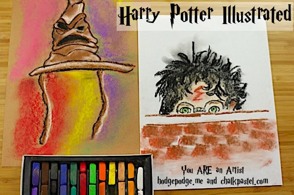 The Harry Potter sorting hat is quite the character! Fun and very colorful video art tutorial for your artists to paint as part of this Harry Potter series.