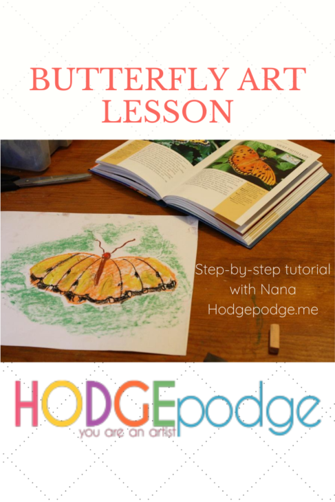 Have you studied the butterfly cycle? Enjoy a step-by-step art lesson with Nana in chalk pastels.